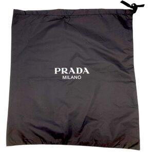 New - Prada Nylon Water Resistant Dust Bag- 16”W x 16.5”H - Qty 1